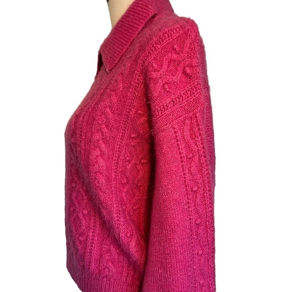 Pink free people cozy sweater in size large. - Picture 5 of 16